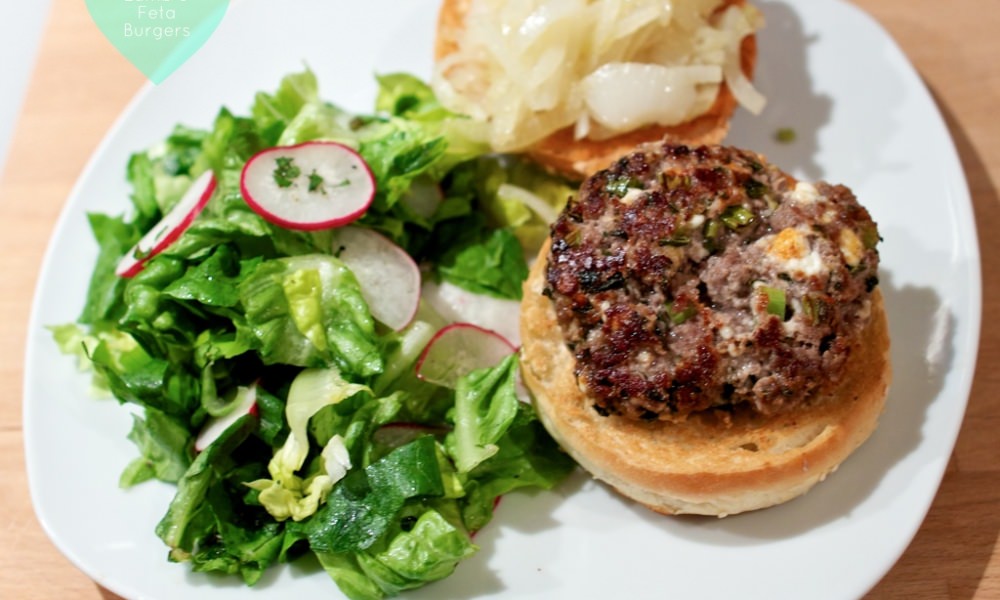 Minted Lamb & Feta Burgers | Recipe