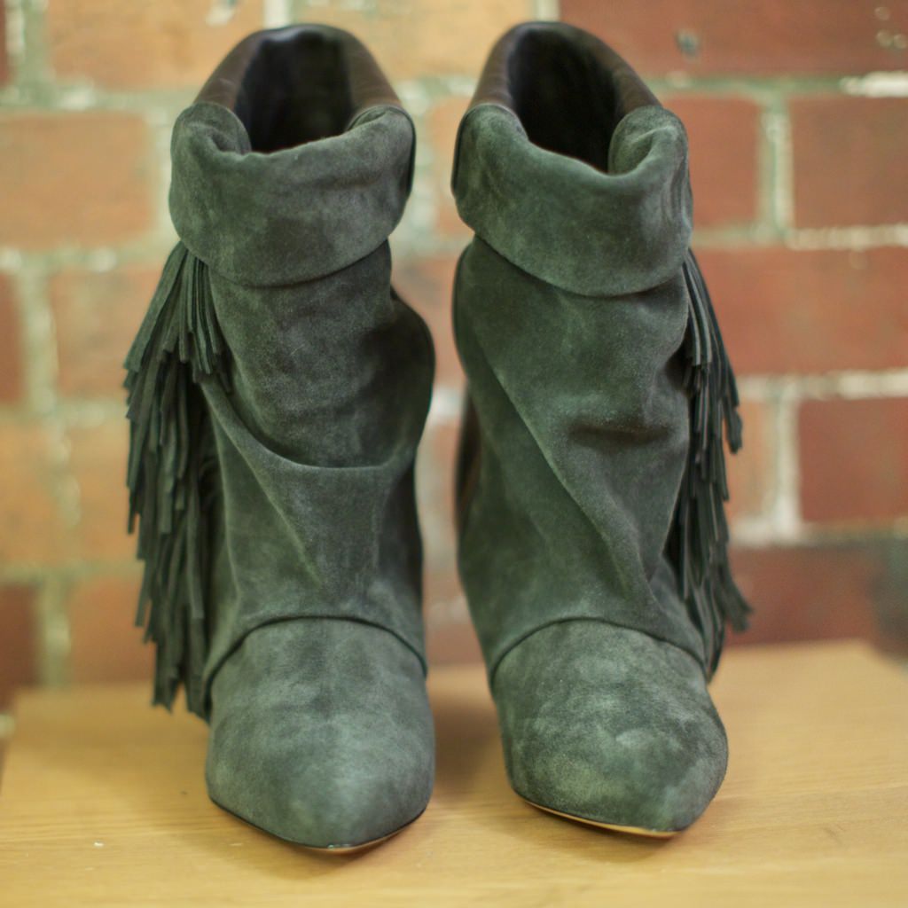 Isabel Marant H&M Fringe Boots // Culturazzi